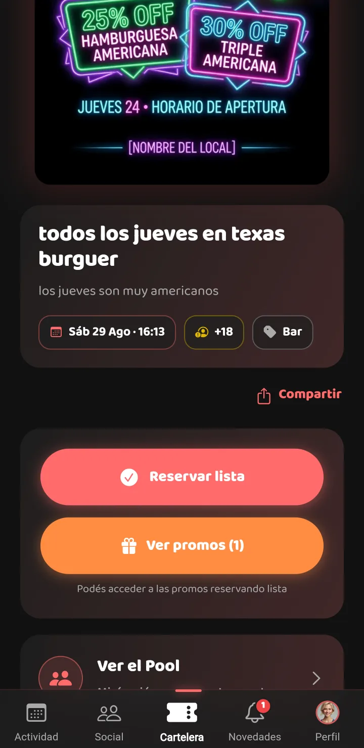 Evento en Fernecito App